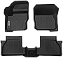 orealtrend Car Mats Replacement for Floor Liners Focus 2012-2018 Heavy Duty All Weather Guard Black Front and Rear Car Carpet-Custom Fit-Tough/Durable/Odorless