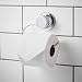 Produktbild Bloomsbury Mill Halterung für eine Rolle Toilettenpapier mit extra starkem Saugnapf, Papierspender fürs Badezimmer, rostet nicht leicht, Chrom