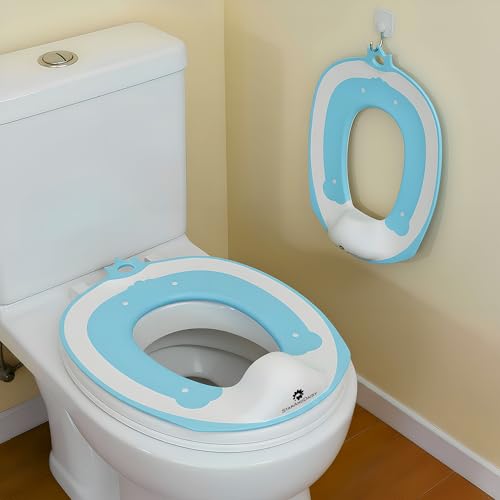 Image of StarAndDaisy Potty Seat /Chair for Kids 1-5 Years / 3-In-1 Baby Toilet Training Seat with Anti-Skip Pads, Removable Potty Pot, Potty Training Seat for Baby & Kids (Star Blue)