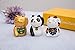 THY COLLECTIBLES Hand Painted White Feng Shui Mini Maneki Neko Lucky Cat Fu (Fortune)