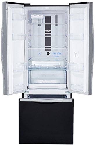 Image of Hitachi 456 L Frost Free Multi-Door Refrigerator(R-WB480PND2, Black, Inverter Compressor)