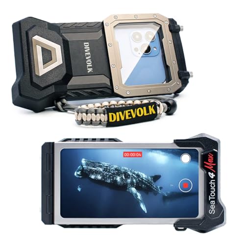 DiveVolk Seatouch 4 Max Underwater Smartphone Housing - Platinum