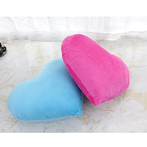 Yinggg Cute Plush Red Heart Pillow Cushion Toy Throw Pillows Gift For Kids' Friends/Children/Girl/Valentine's Day Fit For Living Room/Bed Room/Dining Room/Office And Sofa/Cars/Chairs(Blue) #TOP6