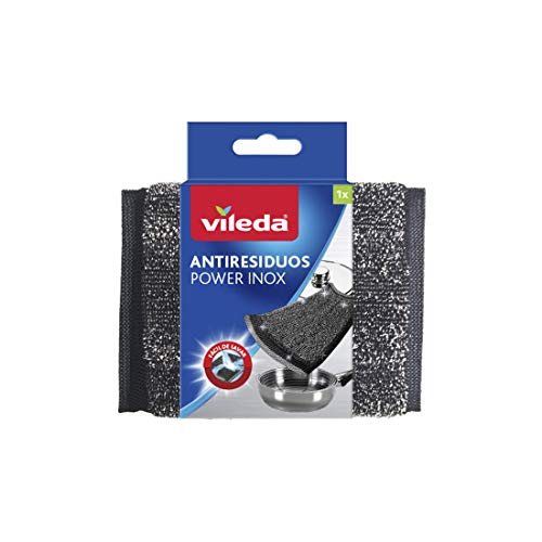 Lava Trastes, Kitchen Fibra Lavatrastes Antiresiduos Power Inox Limpieza Vileda