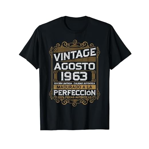 Agosto 1963 Vintage Regalo 59 años Cumpleaños Hombre Camiseta