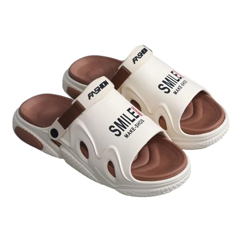 Pantoufles Homme Confortables pour Spa et Piscine en Semelle Souple