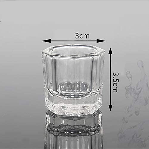 Tazón de cristal para arte de uñas Karlash 1 pieza miniatura 2