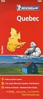 Michelin Quebec Map 760 2067208748 Book Cover