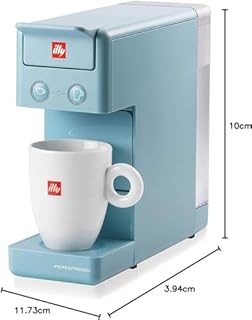 illy Iperespresso Y3.3 - Macchina da caffè per capsule, 0.7 l, colore: azzurro