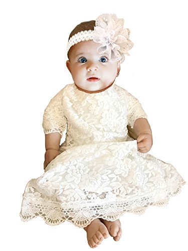 Topmaker Baby Girl Baptism Dress, Baptism Dress for Baby Girl