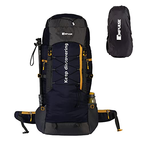 Image of Impulse rucksack bags 80 litres travel bag for men tourist bag for travel backpack for hiking trekking Bag for men camping KD007 bag with 1 Year Warranty