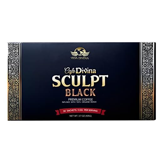 Vida Divina Cafe Divina Sculpt Black Premium Coffee, 30 Sachets