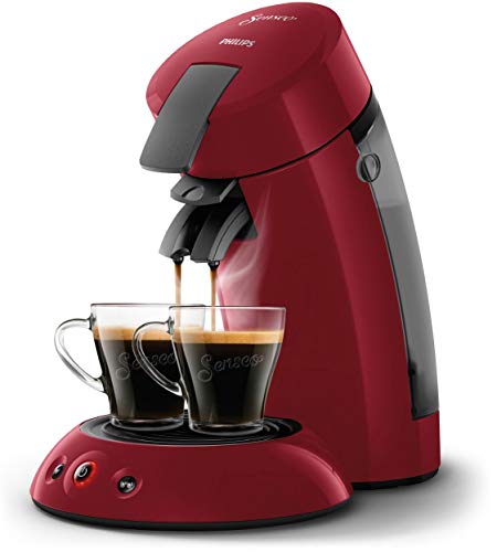 Senseo Original HD6553/81 Cafetière Indépendante Cafetière à Capsules 0,7 L Dosette de Café 1450 W Rouge