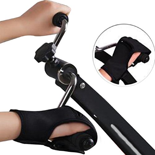Lolicute Finger Splint Brace Ability,Finger Anti-Spasticity Rehabilitation Auxiliary Training Gloves For Stroke Hemiplegia Patient And Athlete Finger Rehabilitation [Single Hand Universal] (Black) #TOP3