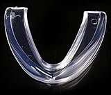 Starpro Soltero Boca Protector Bucal - Dientes Rechinantes Protector de Encías Amortiguador para Jóvenes y Adultos Boxeo MMA Karate Contacto Deportes | Hecho Material Transparente Grado Alimenticio