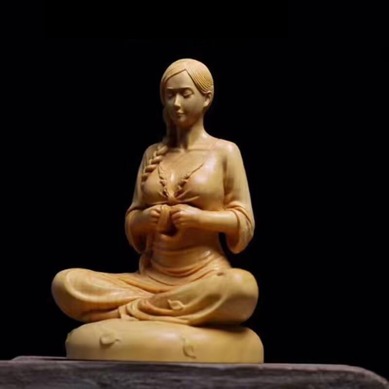 Amazon.co.jp: 極上の木彫 女神 裸婦像 女性像 女性の彫刻