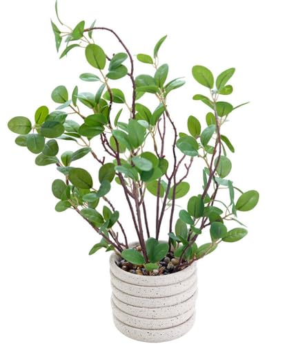 AlphaAcc 12.6" Artificial Plants Fiddle Leaf Fig Decorative Fake Plants