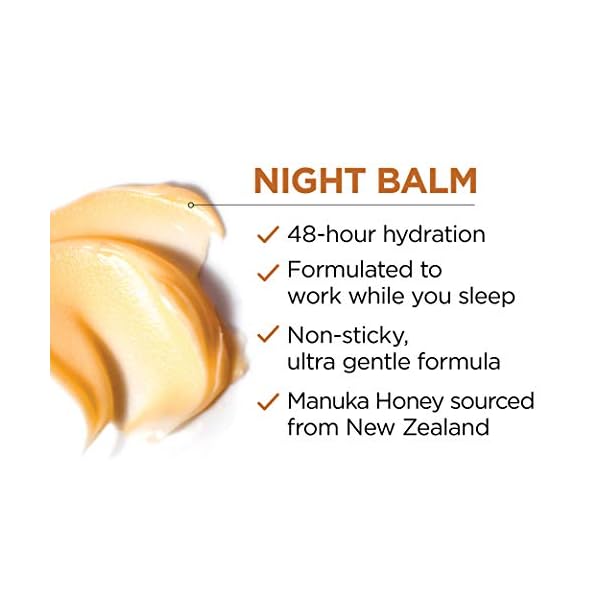 L'Oreal Paris Skincare Age Perfect Hydra Nutrition Ultra Nourishing Honey Night Balm, Face Moisturizer to Comfort, Improve Resilience on Dry Skin, Manuka Honey and Nurturing Oils, 1.7 oz.
