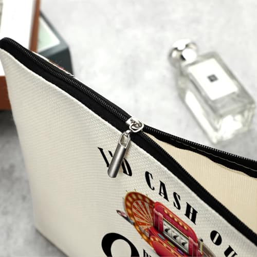 Funny Gambler Casino Slot Machine Makeup Bag Cosmetic Bag Inspired Gambler Gifts Gambling Casino Lover Gift for Women Friend Mom Grandma Aunt Nurse Retirement Christmas Birthday Friendship Gifts4