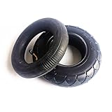 RichVibe Tubo interior para scooter eléctrico 200x50 8x2 E100 E125 para modelos E150 E175 E200 con válvula doblada, color negro