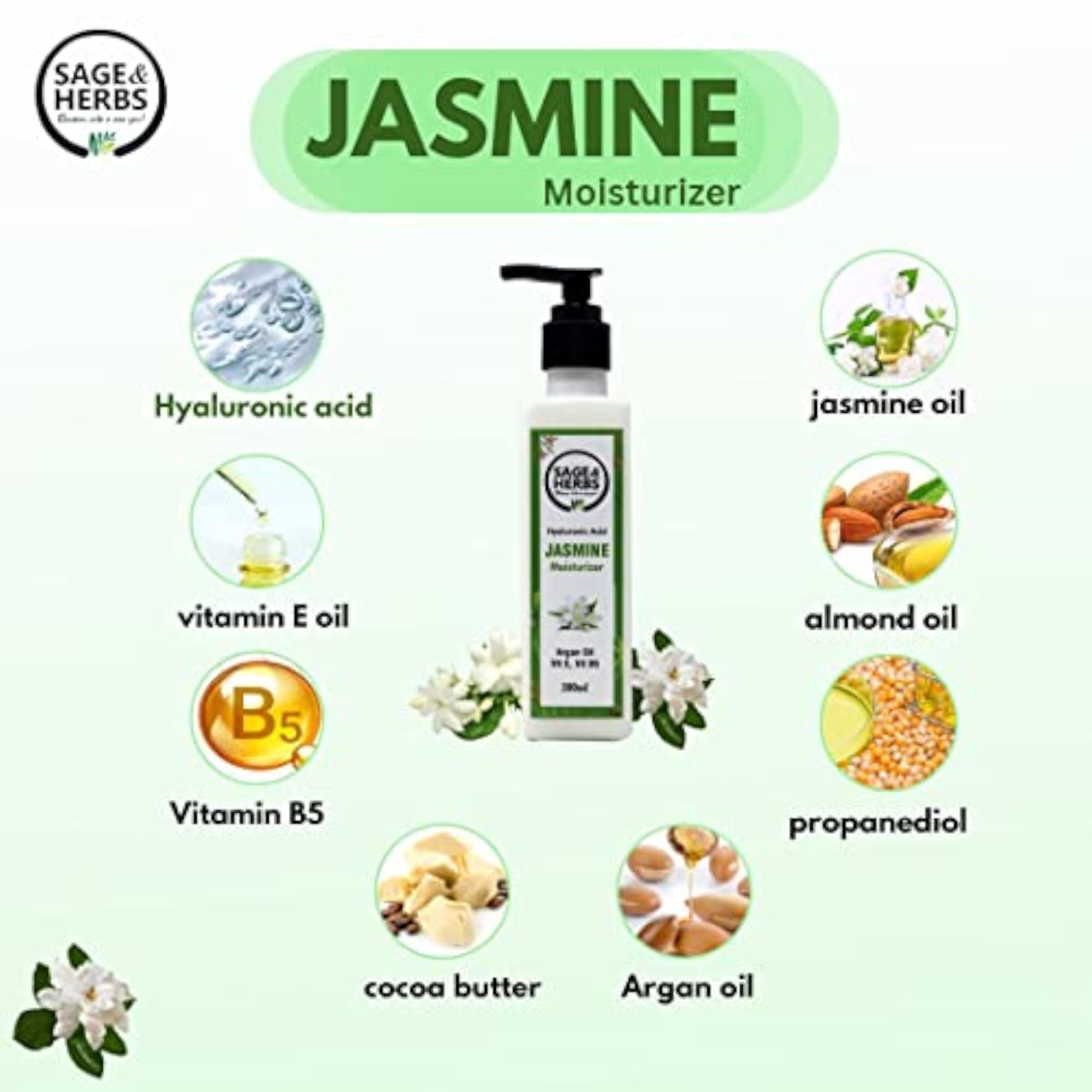 Jasmine Moisturizer Lotion | Deep Nourishing Lotion