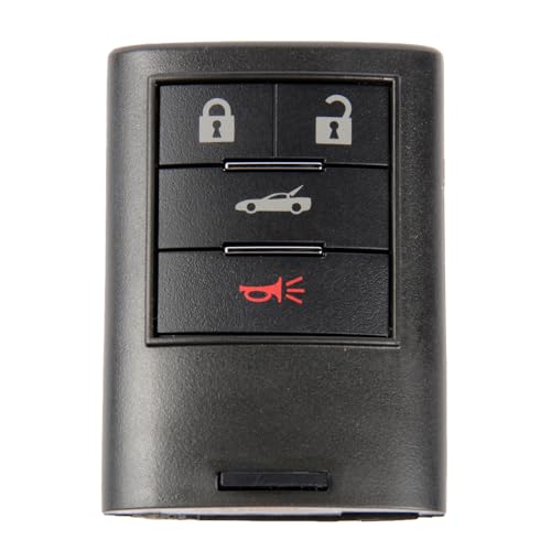 GM Parts 25926479 4 Button Keyless Entry Remote Key Fob, Black