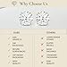 Everyday Elegance Solid 14K Yellow Gold Cubic Zirconia Stud Earrings for Women in Round Cut | Screw Back Earring | 2 CTW CZ | With Gift Box