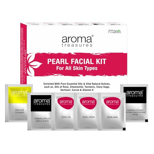 Image of Aroma treasures one time use Pearl facial kit for all skin type