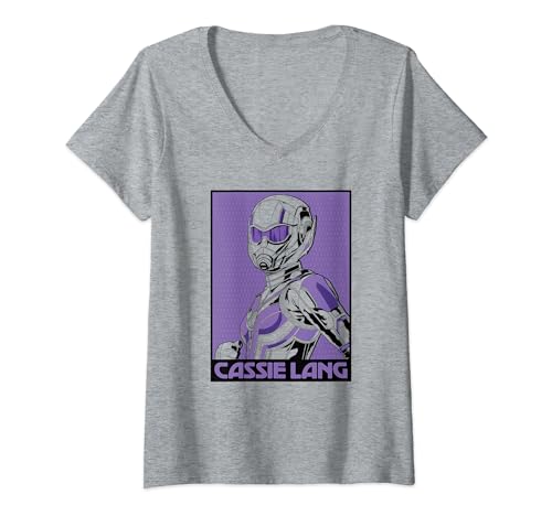 T-shirt col V Cassie Suit Box Up Marvel aux finitions soignées