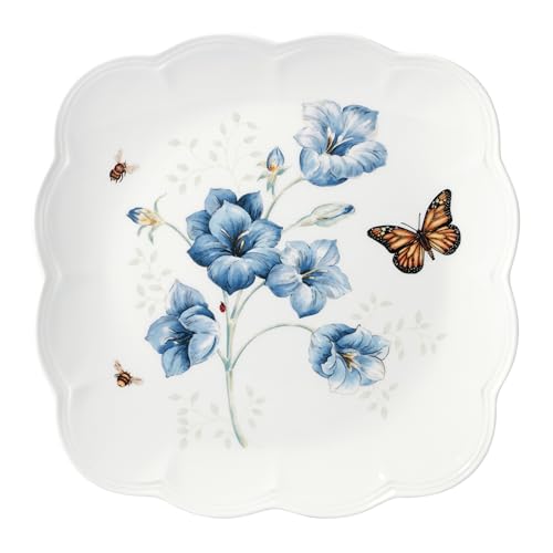 Image of Lenox 894309 Butterfly Meadow Square 4-Piece Dinner Plates