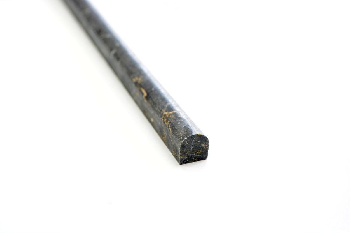Borde borduere marmo naturale pietra nero profilo Pencil Nero antique per parete bagno doccia cucina Piastrelle Specchio banconi verkleidung badewannen mosaico Matte