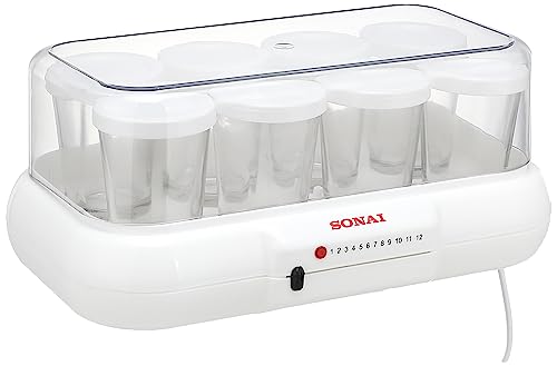 ماكينة صنع الزبادي مزودة بـ 8 أكواب ومؤشر ضوئي بقدرة 10 وات ...