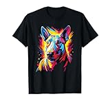 Retro Bullterrier Dog Tees