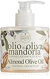 Descripción: Los jabones líquidos de Nesti Dante utilizan aceite de oliva real 100% y están libres de SLS. El jabón líquido natural de aceite de oliva de almendra incluye extracto de aceite de oliva y proteína de almendra dulce para suavizar y dar la elasticidad de la piel.