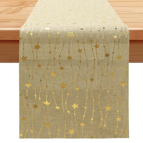 Tischläufer Weihnachten, 275 x 28cm Weihnachts Tischläufer,...