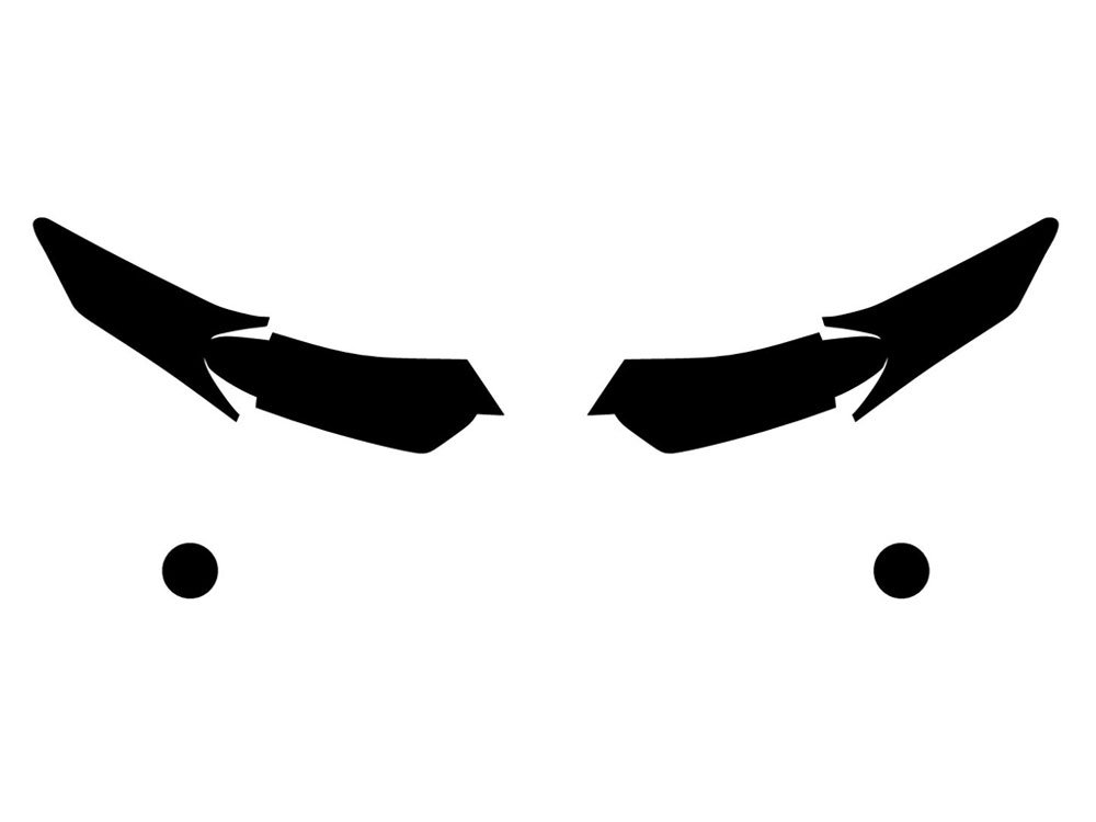 Rvinyl Headlight Tint Covers Compatible with Acura TSX 2009-2014 - Installation Kit