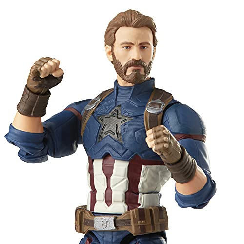 Marvel Legends Series Saga do Infinito Design Especial, Figura de 15 cm - Capitão América - F0185 -