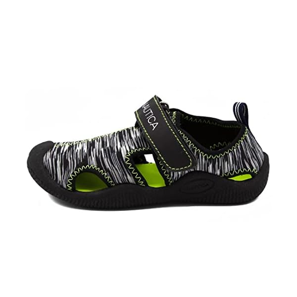 Nautica Kids Protective Water Shoe,Closed-Toe Sport Sandal for Boys and Girls-Kettle Gulf-Black Multi Size-12 - Image 3