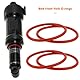 SG Store 4X Rote Vorderradgabel O-Ringe OD35.2xID32mm Kompatibel mit Rockshox Sag Mountainbike