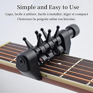 Pilipane Capo de Guitare, Accessoire de capodastre Capodastre Guitare Acoustique Portable Professionnel, Guitares… - Les Beatles, Paul McCartney, John Lennon, RIngo Starr, George Harrison Pilipane Capo de Guitare, Accessoire de capodastre Capodastre Guitare Acoustique Portable Professionnel, Guitares… – Image 2