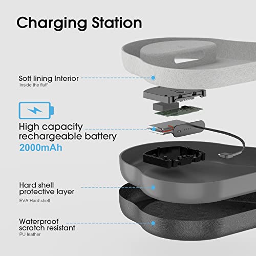 Smatree Airpods Max Charging Dock For Airpods Max, 2000 Mah Battery Charging Case Airpods Max Case,Airpods Max Charging Station, Airpods Max Travel Charging Portable Bag #TOP3