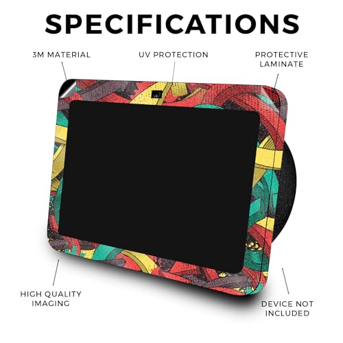 Image of Glossy Glitter Skin Compatible with Amazon Echo Show 8 (3rd Gen, 2023) - Triadic Arrows - Premium 3M Vinyl Protective Wrap Decal Cover - Easy to Apply | Crafted in The USA by MightySkins