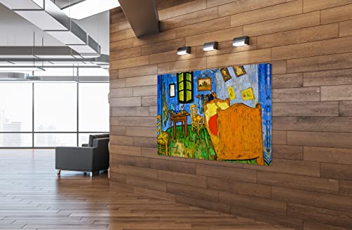 Spiritualhands Wheat Field With Cypresses Vincent Van Gogh Canvas Wall Art, The Starry Night Van Gogh Posters Self Portrait, Large Framed Wall Art Paintings For Wall Decorations For Bedroom (Vincent Van Gogh Bedroom In Arles, 8" X 12" - Ready To Hang) #TOP3