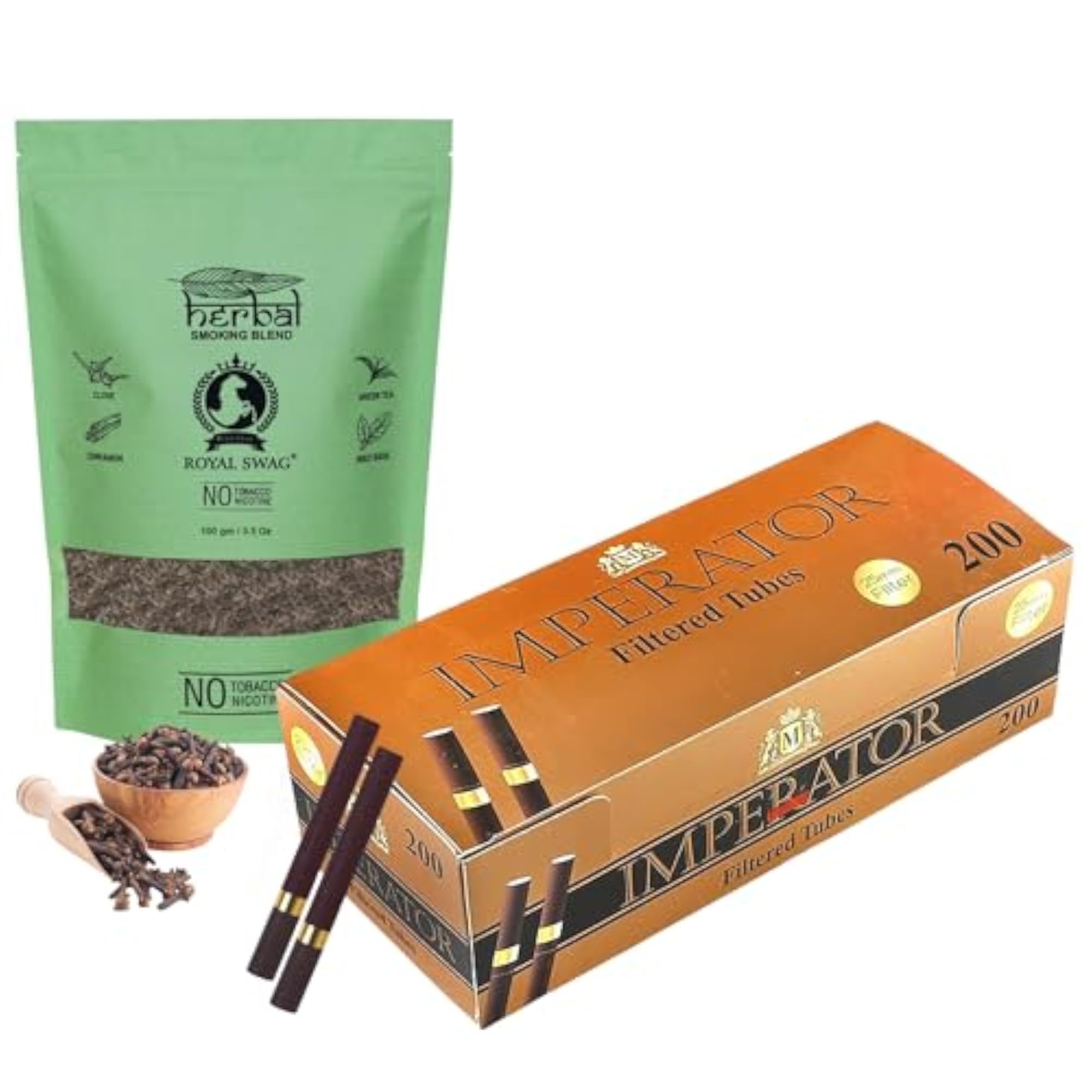 Ayurvedic Smoking Mixture Kit, Tobacco Free