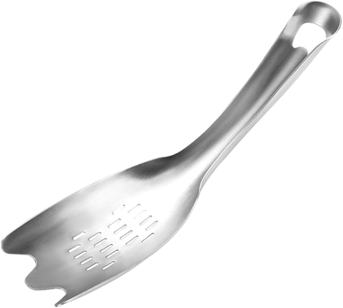 Mikinona Convenient Rice Strainer Wear-resistant Rice Draining Spoon Stainless Steel Washer Reusable Household Rinser Daily Use