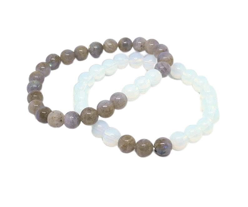 Cadeau couple amoureux : duo de bracelets de distance en perles