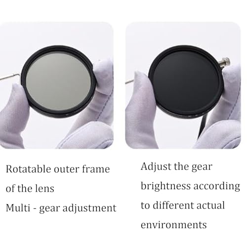 Adjustable Tint Rounded Polarized Lenses Retro Sunglasses, Adjustable Tint Sunglasses with ND Filter for Men Women4