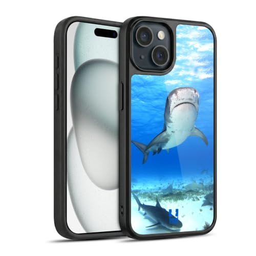 Coque Requin-Tigre Apple iPhone 15 pour vos aventures urbaines