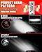 EASIREACH H4 LED Bulbs, Super Bright 30000LM 6500K Cool White H4 led Light Bulbs, Plug and Play with Fan, High and Low Beam, Canbus Error Free, LED Fog Light Bulbs,Pack of 2