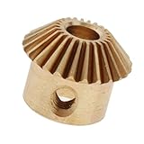 Material: Messing Perfeclan 0,5 Modul Messing Kegelrad 25 Zähne für präzise Bewegungen - 4mm Loch